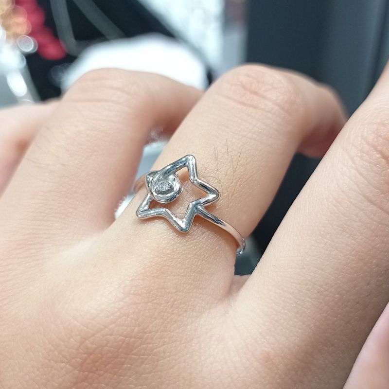 Cincin Cewek Perak Silver 925/S925 Cincin Korea