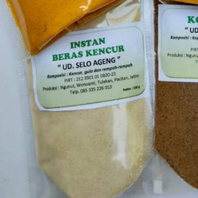 

Beras Kencur Instan Alami, Bubuk Minuman, Jamu/Suplemen Kesehatan