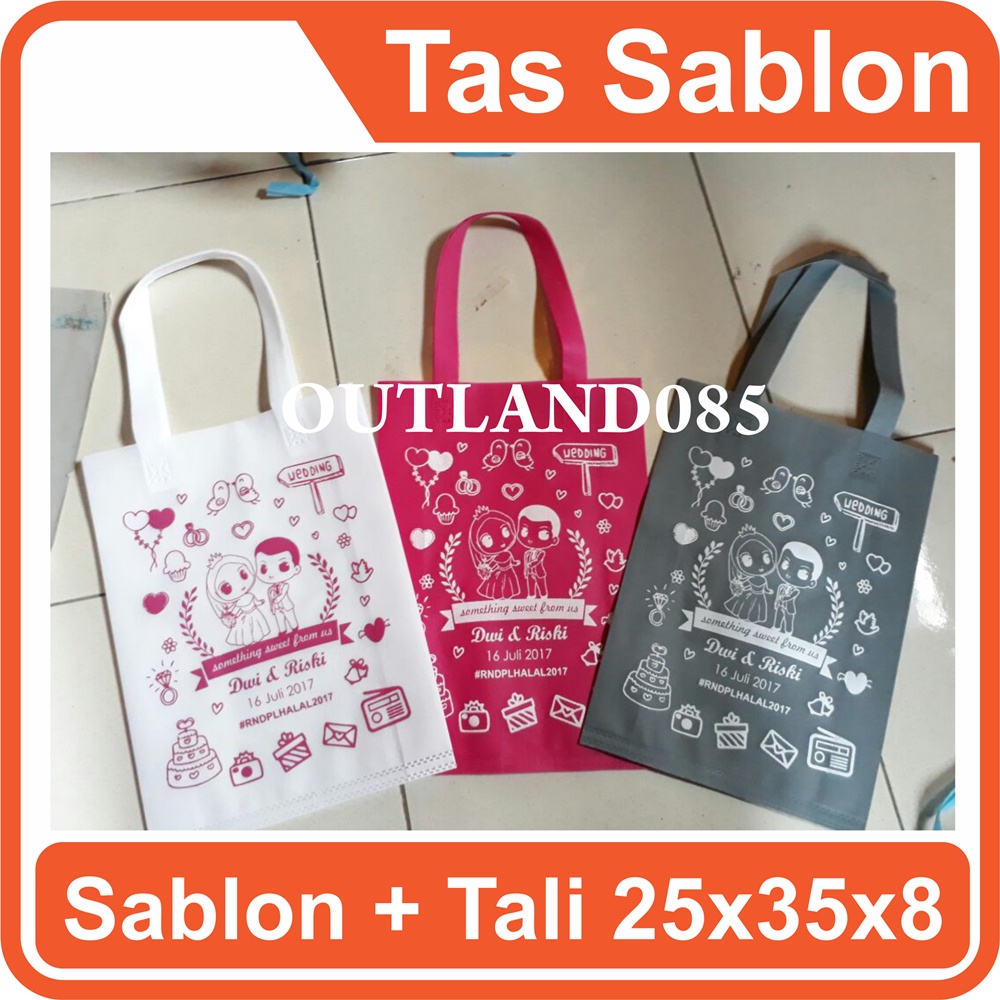 

TAS SABLON 25X35X10 Tas Godiebag/Tas Tahlil/Tas Souvenir/Tas Aqiqah/Tas Pernikahan/Tas Event