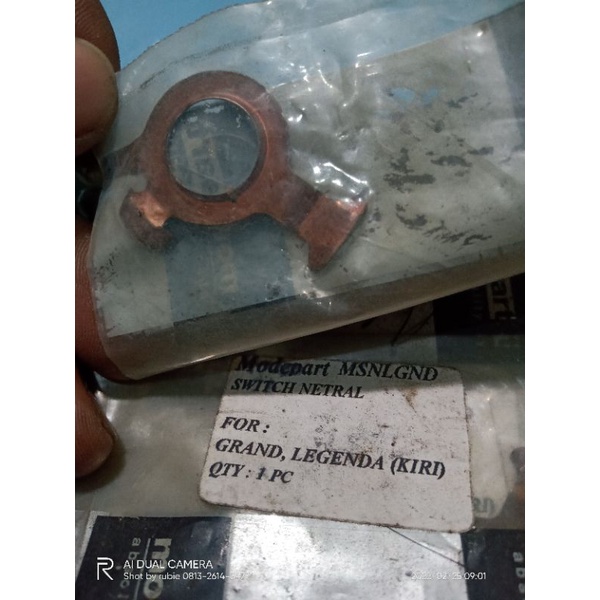 plat reng ring tembaga switch swit swith swich netral Honda Astrea star prima grand ampal bulus sabi