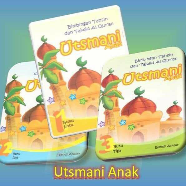 Buku Utsmani Bimbingan Tahsin dan Tajwid Anak dan Dewasa
