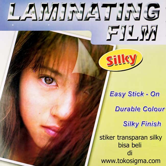 

STIKER TRANSPARAN FILM 85micron A4+ SILKY