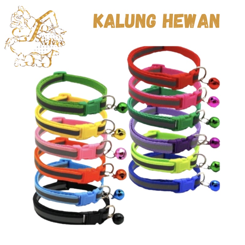 KALUNG TALI LEHER COLLAR LONCENG HEWAN