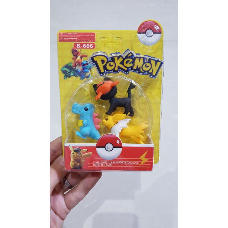 

Penghapus Figure 3D Puzzle Pokemon Eraser Set