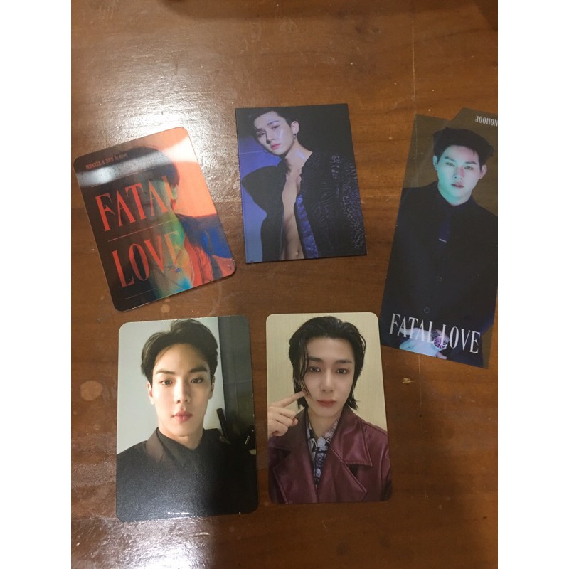 Monsta X - Fatal Love PC/Photocard Lenti Index Hidden Bene Ktown (Shownu Changkyun Hyungwon Jooheon)