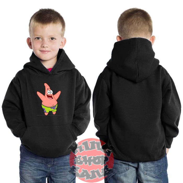 hoodie anak jaket anak patrick star sponsbob - kingshopsans