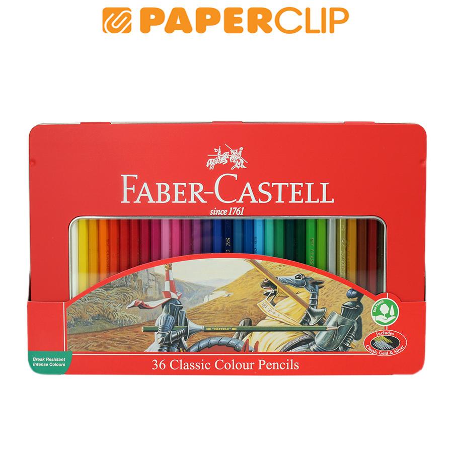 

PENSIL WARNA FABER CASTELL CLASSIC 115846 36C TIN CASE