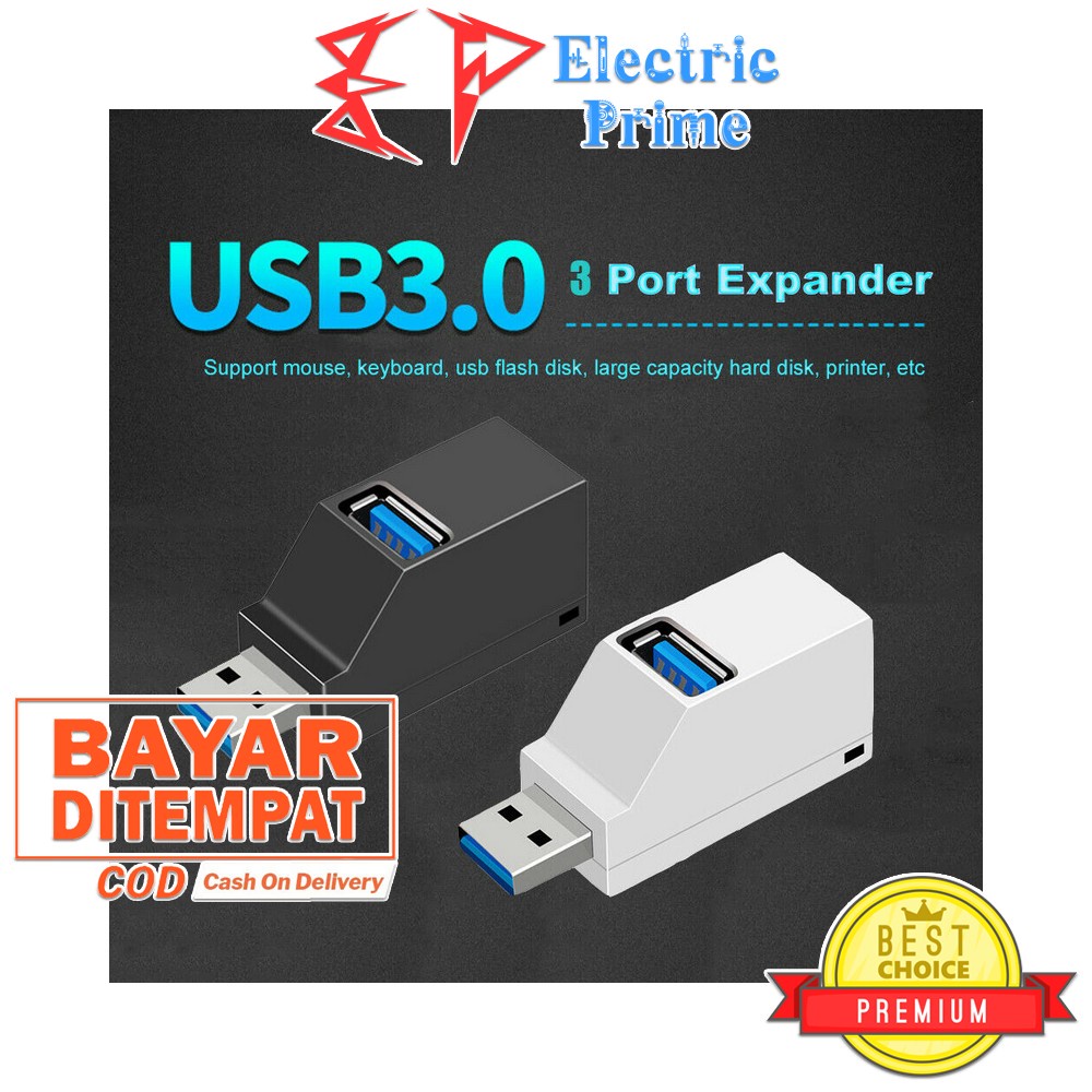 USB Hub 2.0 3.0 Splitter Quick Charging Mini Adapter Tripledi PC Laptop Macbook  OTG Port High Speed