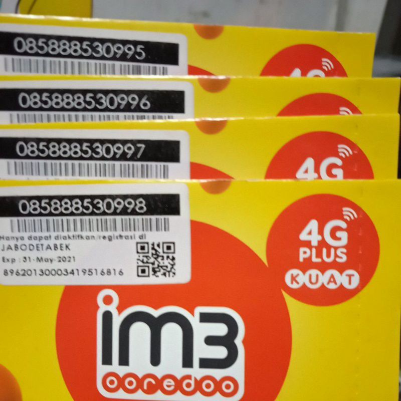 No Cantik Im3 Triple Tengah 8