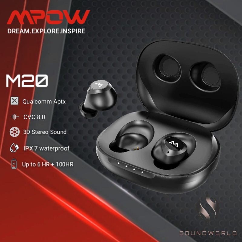 TWS Mpow M20 Bluetooth 5.0