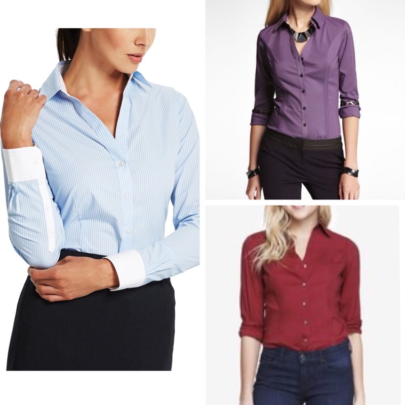 EXPRESS LONG SLEEVE UNLIMITED ESSENTIAL SHIRT