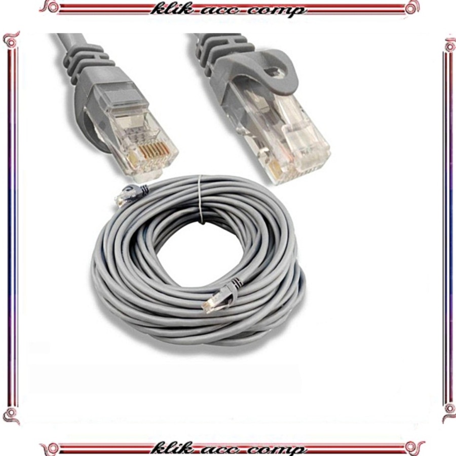 Kabel LAN 30m CAT 6 NYK / Internet Jaringan Cat6 UTP 30M