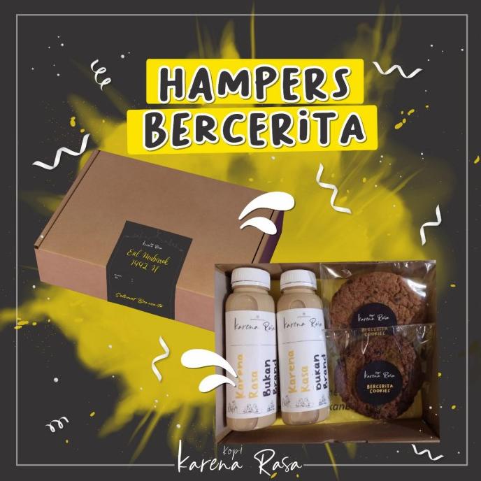 

Hampers Parsel Kado Idul Fitri Lebaran Natal - Kopi Susu 250Ml Cookies