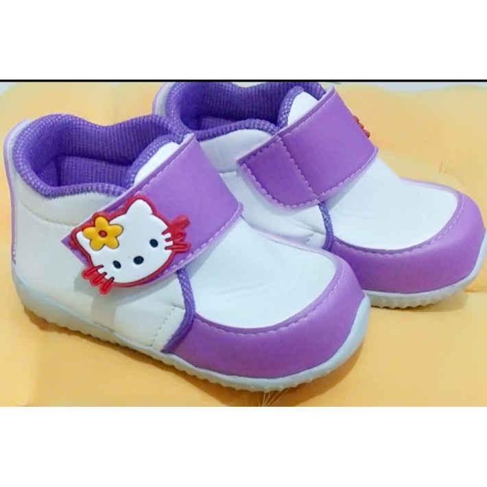 Sepatu  HELLO KITTY Anak Perempuan Semi Boots NON LED (Local Product)