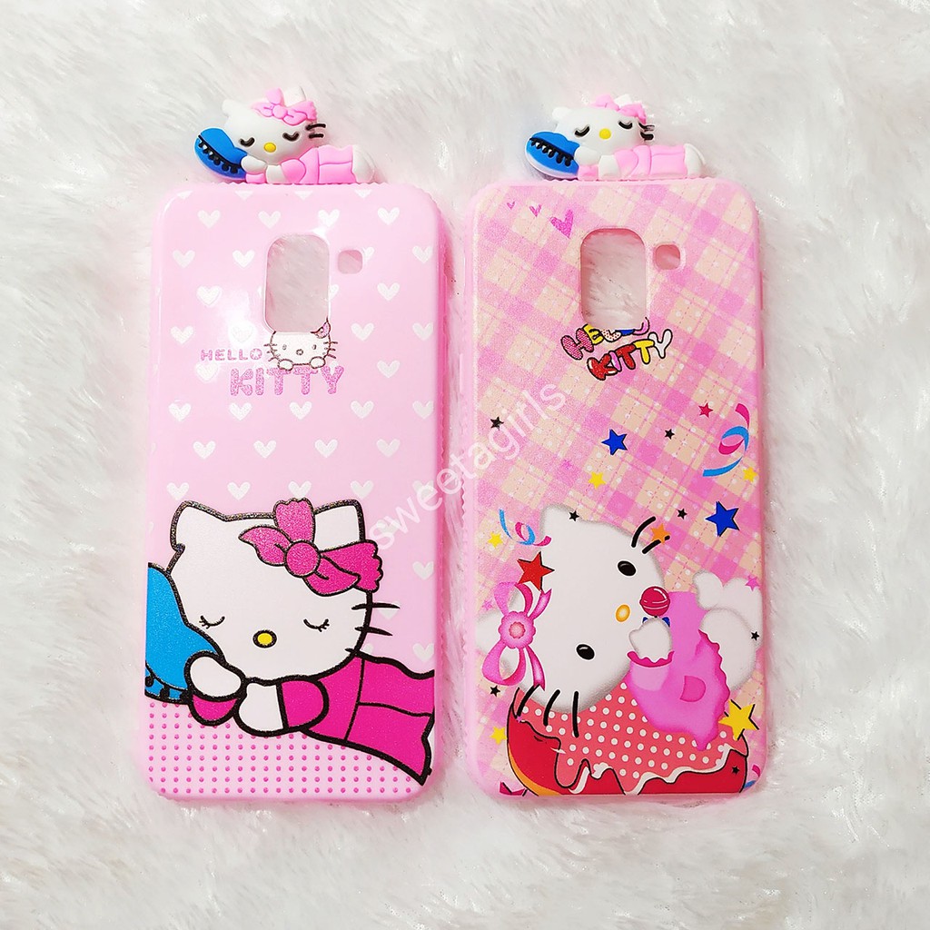 Silicon Case Glossy + Boneka 3D - Samsung Galaxy A6 (2018) dan A6 Plus (2018 )  - sweetacase.id - Motif Kartun - Bisa Bayar Ditempat / COD / Casing Terbaru / Karakter Lucu / Casing Kartun / Kartun / Case murah / diskon / Import