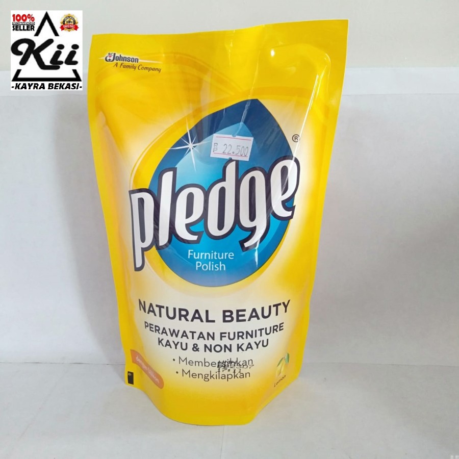 Pledge Furniture Polish Refill 450ml - Pledge Pembersih Perabot Rumah