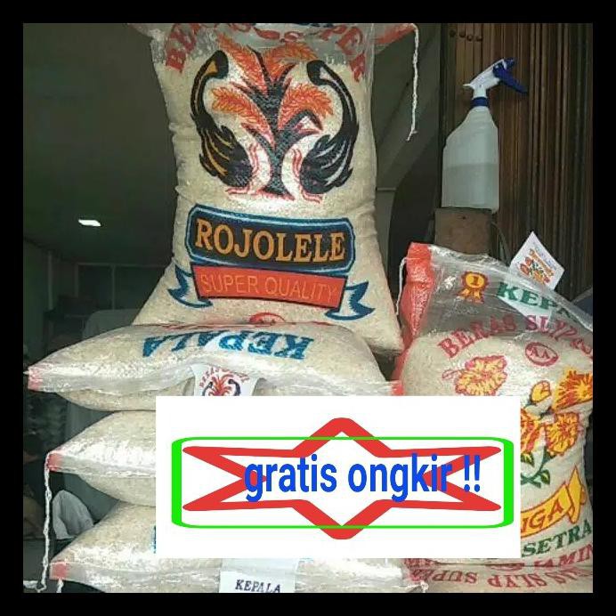 

BERAS CAP MEREK ROJOLELE 10 KG PULEN ENAK ALAMI MURAH- GOSEND BERKUALITAS