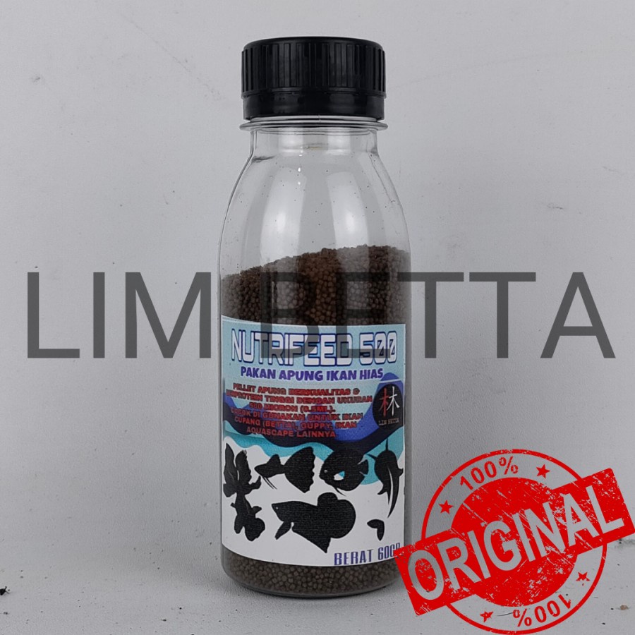 Pelet Nutrifeed 60gr / Pelet Cupang / Pelet Ikan Hias Aquascape