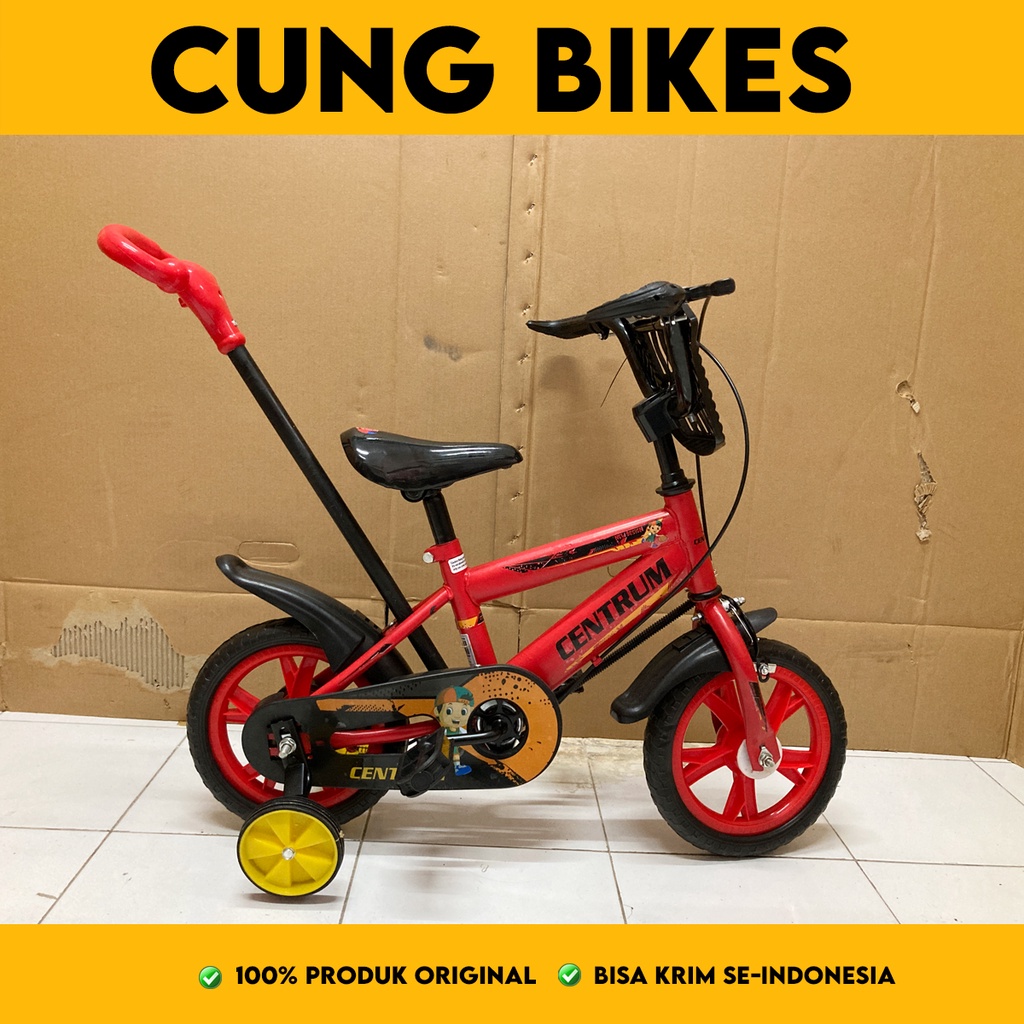 Sepeda Anak BMX Ukuran 12 Inch CENTRUM CT 8805 2 Eva stir dorongan