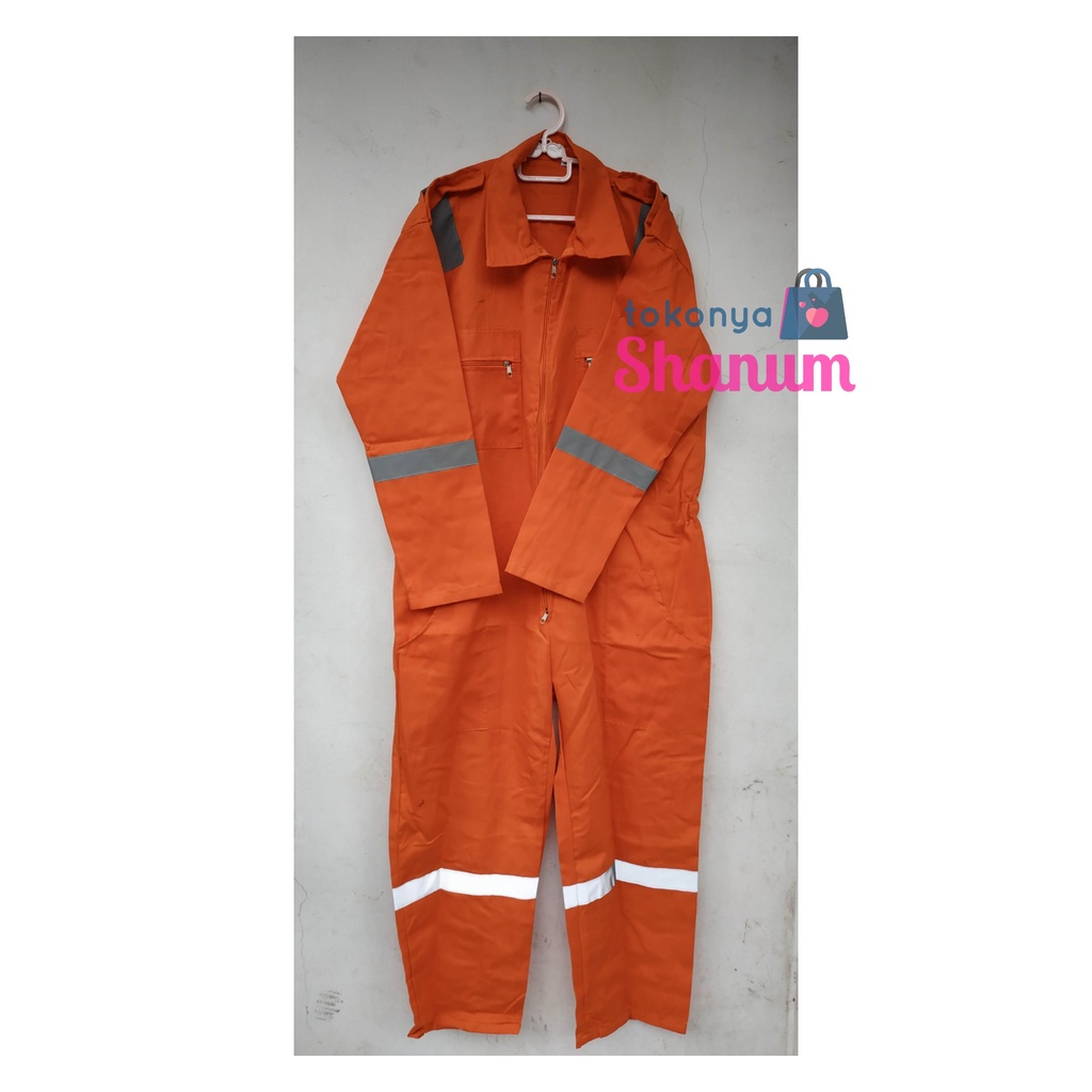 Katelpak/wearpack coverall/seragam bengkel/safety werpak safety katelpak proyek coverall scotlight