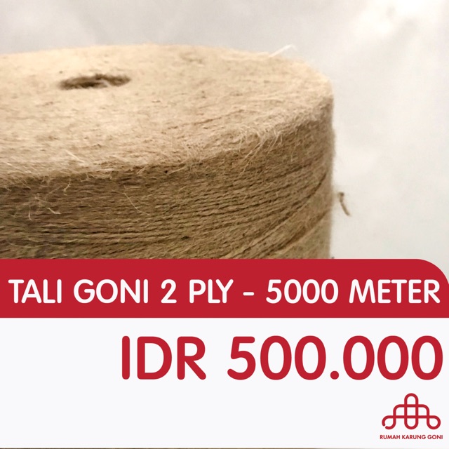 Tali Rami Tali Goni 2ply 1.5mm - 5000 Meter