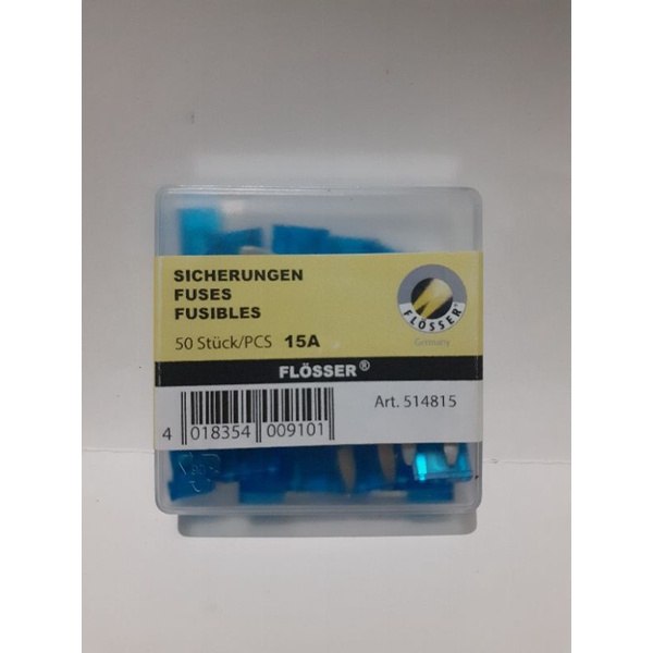 Sekring tancap mini 15A FLOSSER GERMANY 1pcs