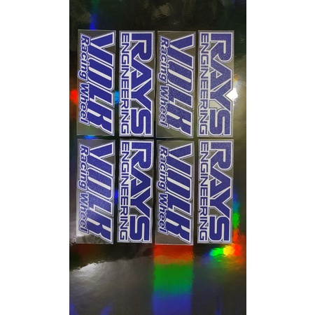 STIKER VELG RAYS TE37