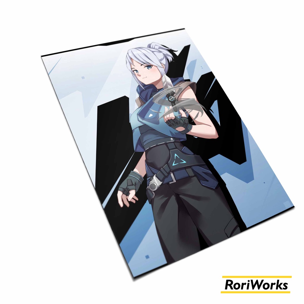 Poster Anime - Jett Valorant