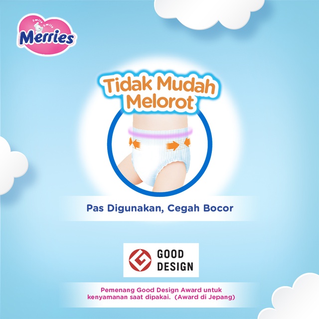 Merries Premium Popok Bayi Celana M 28 pcs Twinpack