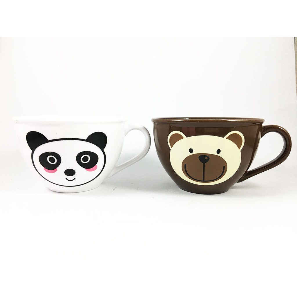 mug mangkok KARAKTER LUCU PLUS jumbo 600ml tebal