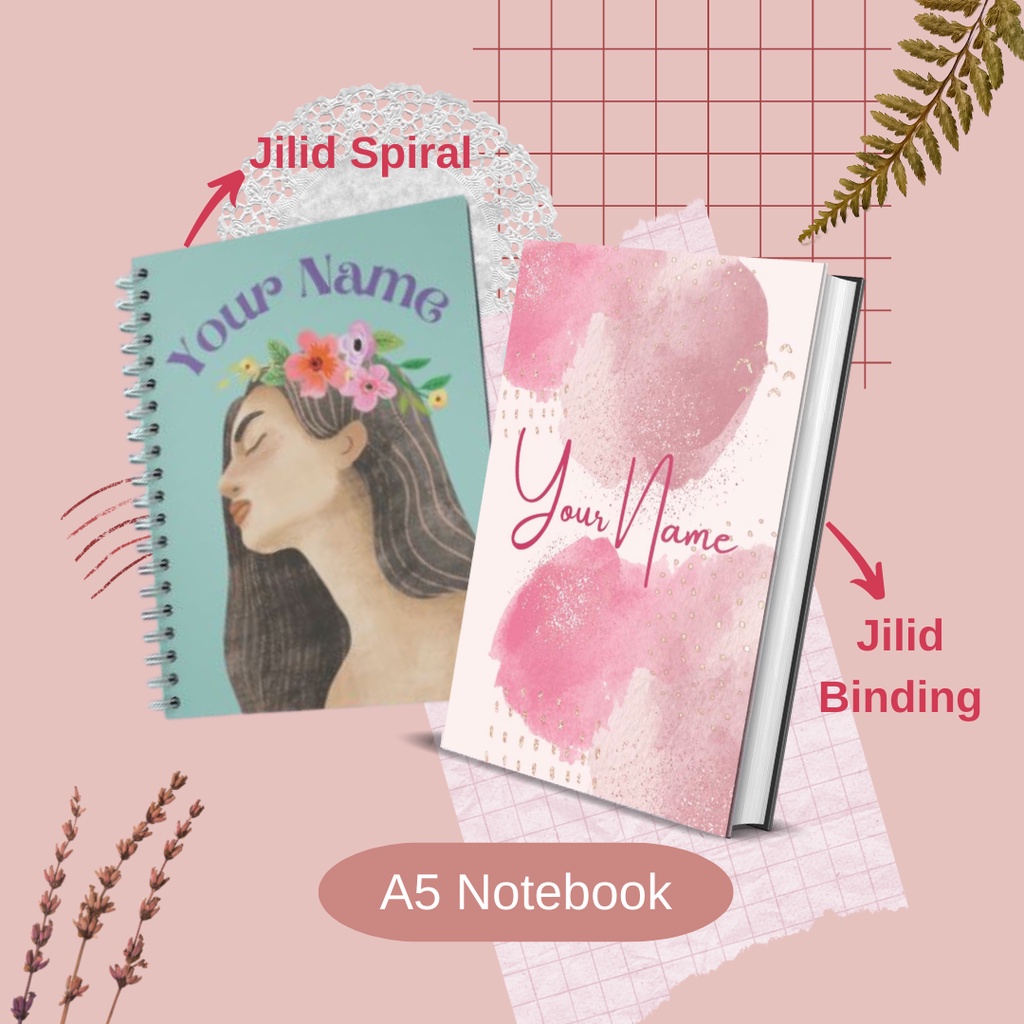 

NOTEBOOK A5 HARDCOVER (Desain Katalog/Custom Sendiri/Bisa Request)