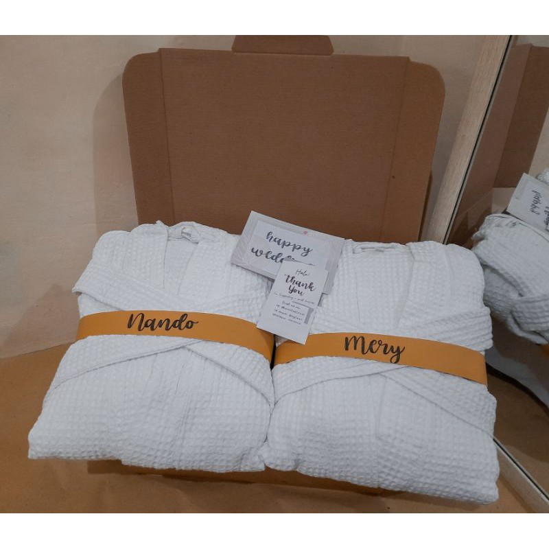 hampers kimono handuk couple/ seserahan handuk/ kimono hotel