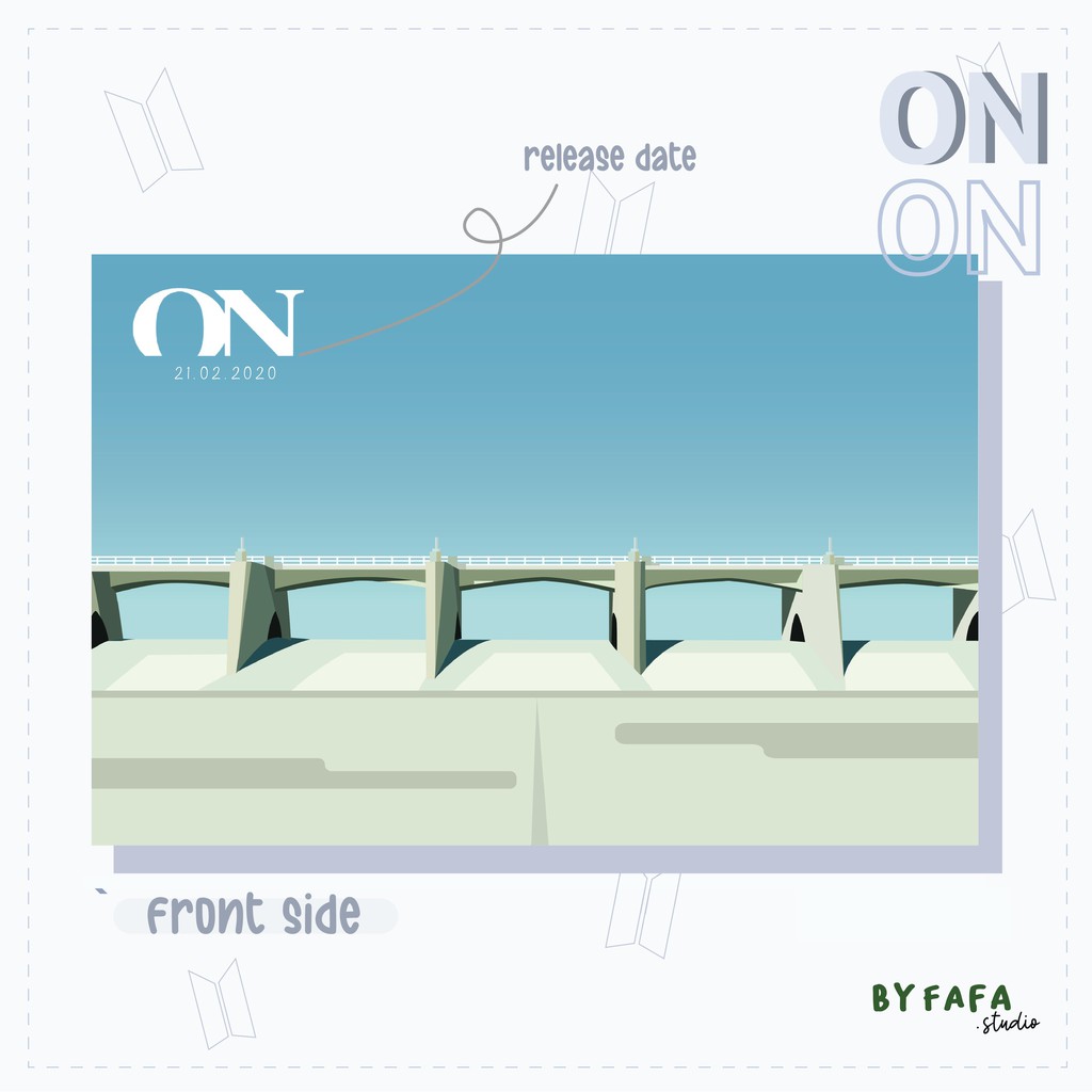 

on postcard