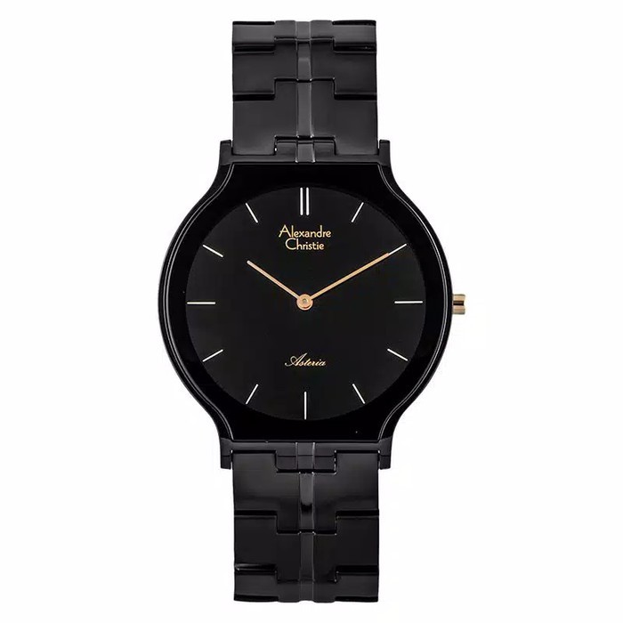 Alexandre Christie AC 8603 MH Asteria Pria Black Dial Black Stainless