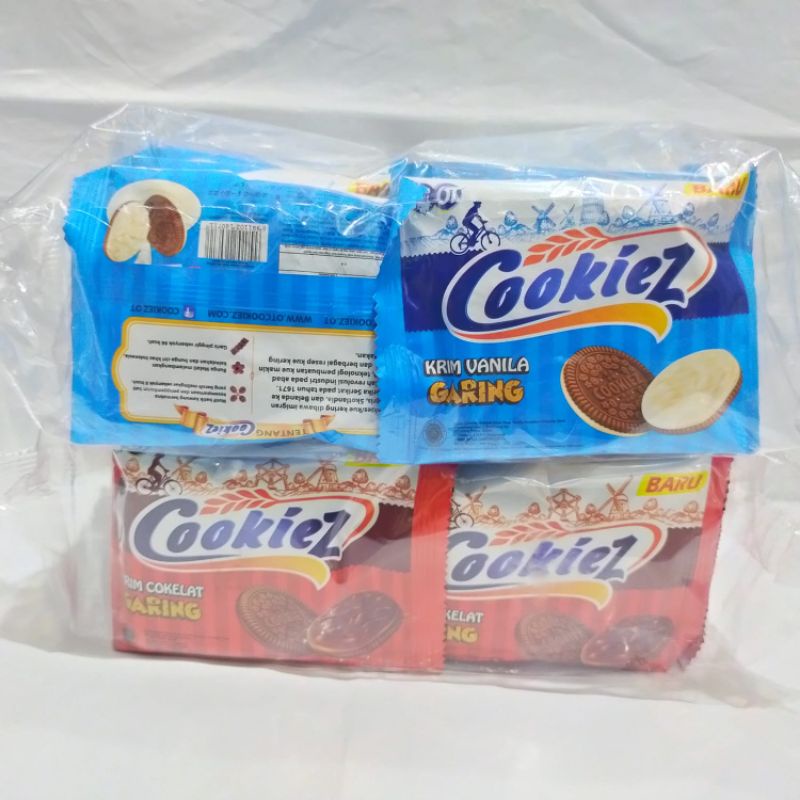 Cookiez original / krim vanila / krim cokelat / krim keju isi 20