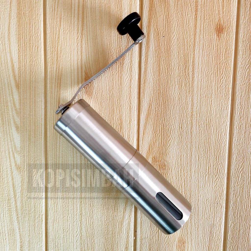 Hand Coffee Grinder Long Stainless Steel Alat Penggiling Kopi Manual Burr Ceramic