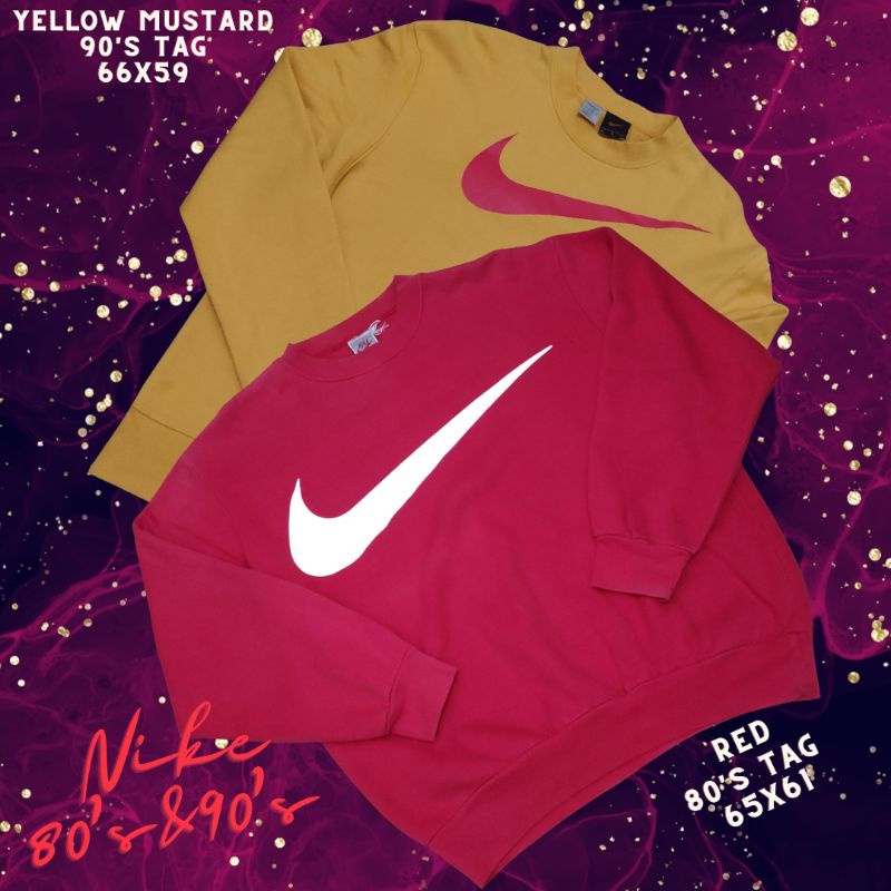 Jual Crewneck Nike Vintage Big Swoosh (SOLD LIVE AUCTION) | Shopee ...