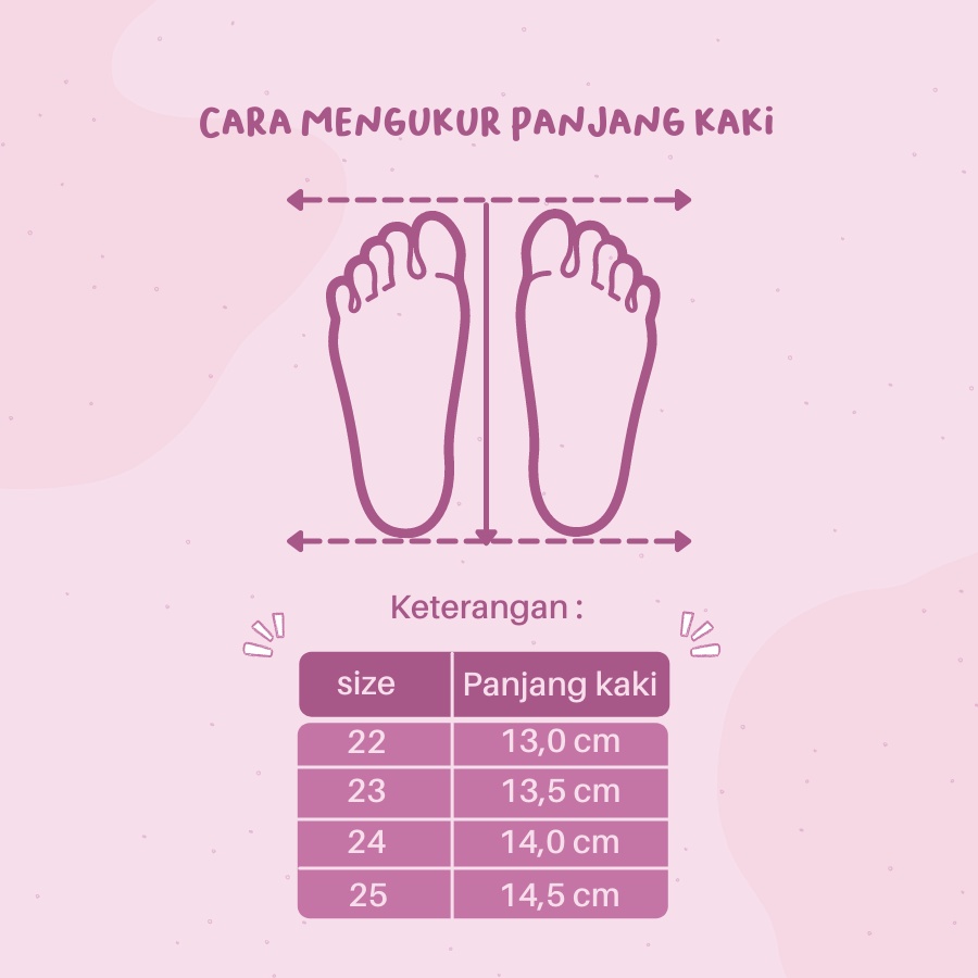 Sandal Anak Perempuan Usia 1 Sampai 2 Tahun RSA Putih