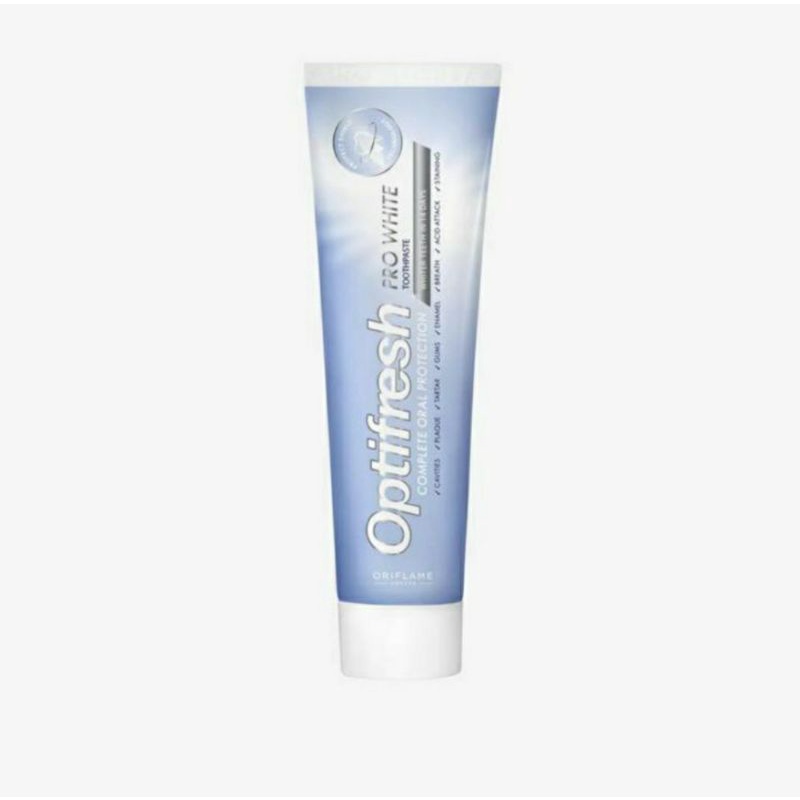 Optifresh pro white toothpaste/pasta gigi optifresh/pasta gigi oriflame