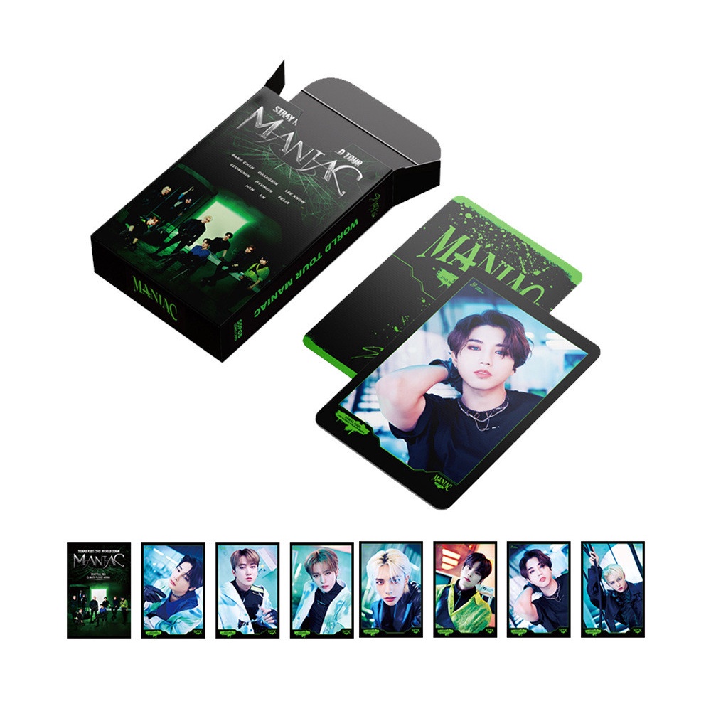 55pcsset Kartu Lomo Foto Kpop 2ND World Tour MANIAC 2022 Untuk Koleksi