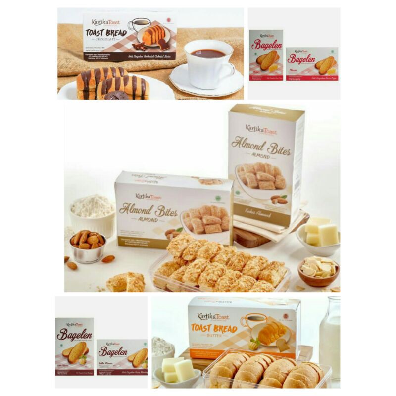 

Paket Hemat D5 pcs Kartika Toast By Kartikasari