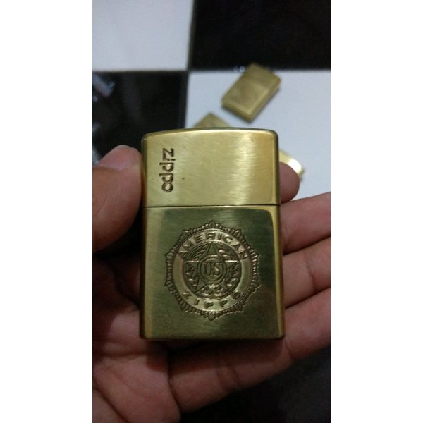 Keren - ZP KOREK MINYAK Gold dan Silver Berdenting 2x - Lighter - Korek Api - Mancis - Murah Meriah - Mantap