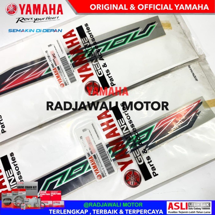 STRIPING STRICKER BODY BELAKANG NOUVO Z HIJAU ASLI ORIGINAL YAMAHA