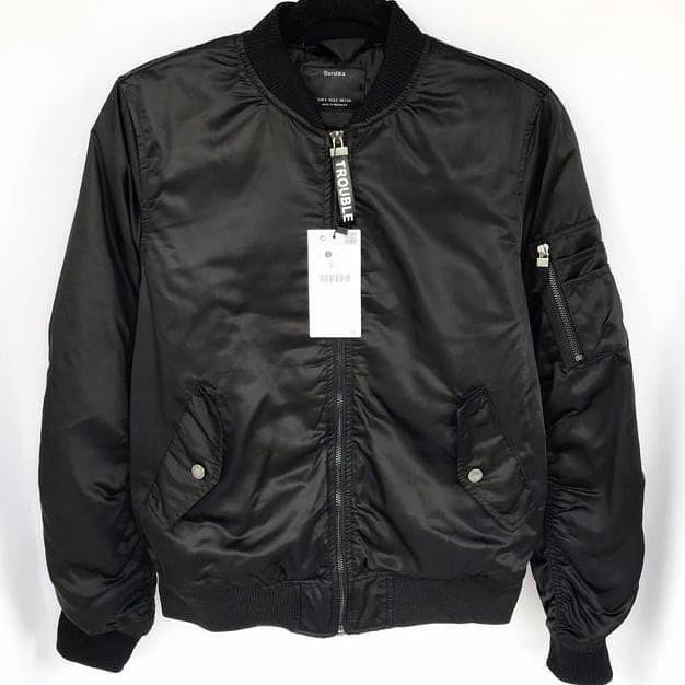 Jaket Bershka Bomber Wanita Original Lowienjan24