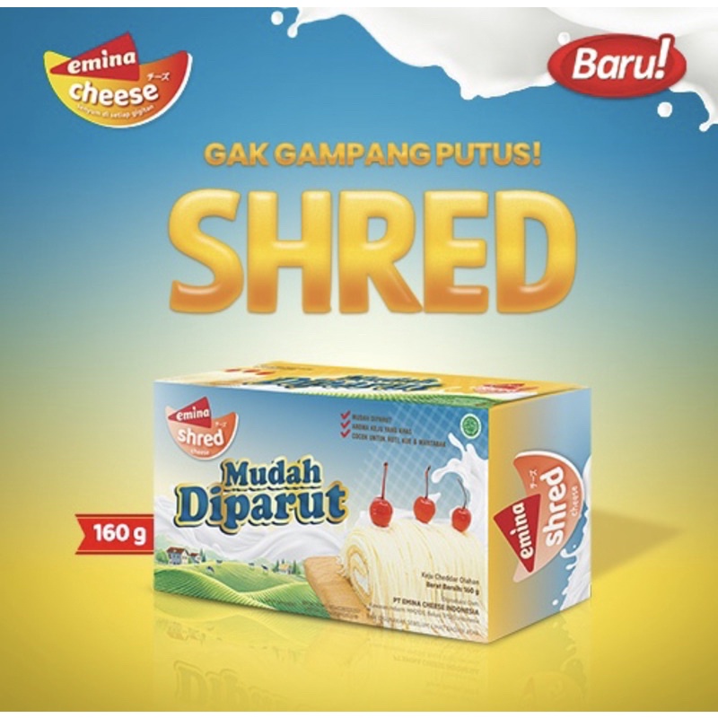 

Emina Shred Cheese 160gr