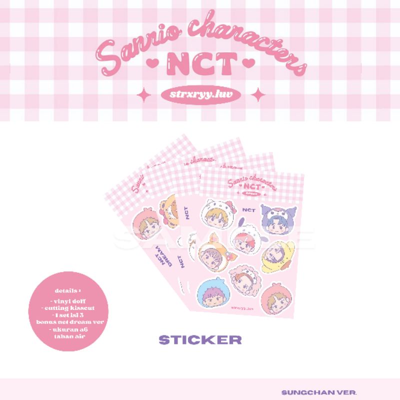 [PO] Sticker Cutting Sanrio X NCT