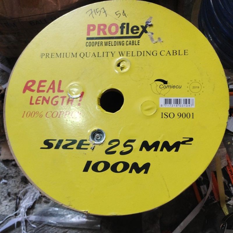 PROFLEX kabel las tembaga 25mm heavy duty / PROFLEX kabel las 25mm FULL TEMBAGA biru heavy duty