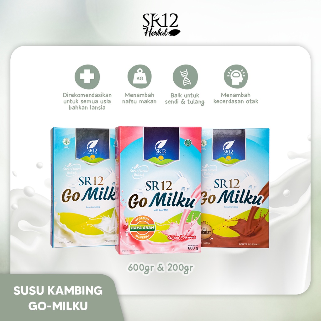 

Go Milku SR12 Susu Kambing Etawa Premium Halal Kesehatan Mengatasi Asam Urat Kolesterol Nyeri Sendi