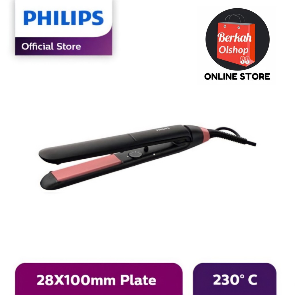 BERKAH OLDSHOP 88 - ORIGINAL PHILIPS BHS376/00 Keratin Ceramic Hair Straightener BHS376