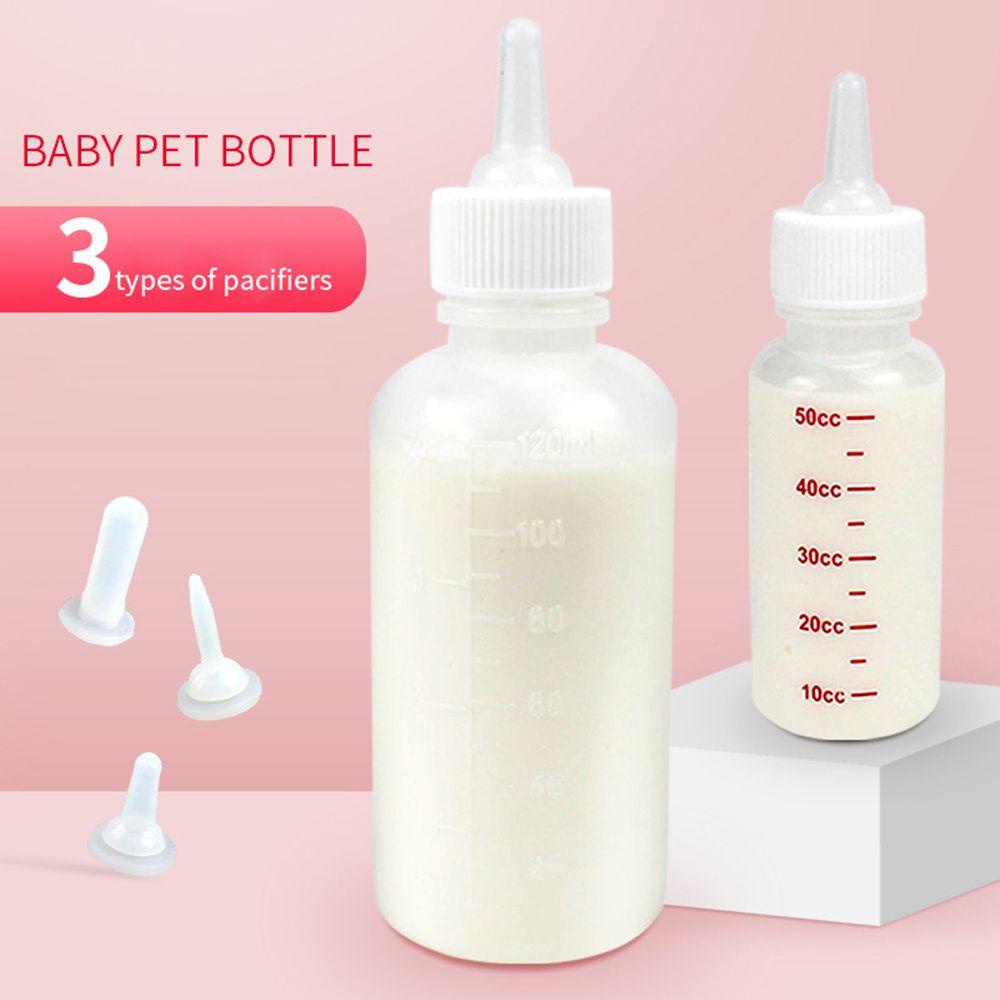 Solighter Botol Susu Pet Perlengkapan Hewan Peliharaan 50ml 120ml Single Dog Newborn Puppy